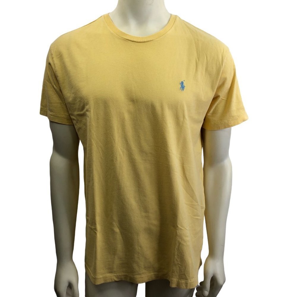 POLO BY RALPH LAUREN CREW NECK YELLOW TSHIRTS SZ MD